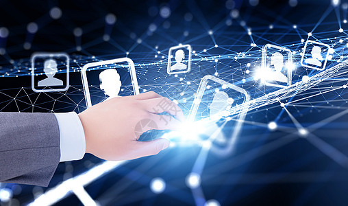 手指點(diǎn)擊網(wǎng)絡(luò)科技 連接未來(lái)，驅(qū)動(dòng)創(chuàng)新